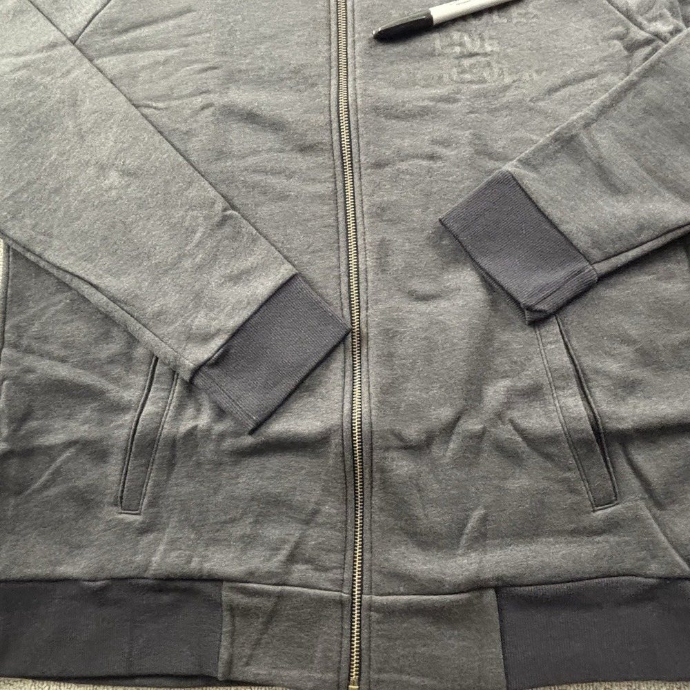 A**holes live forever Jacket Adult Size Extra Large Gray Full Zip Long Sleeve - Picture 6 of 14